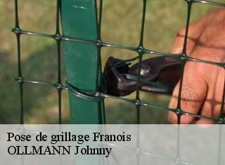 Pose de grillage  franois-25770 OLLMANN Johnny 