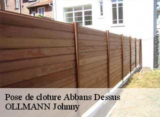 Pose de cloture  abbans-dessus-25440 OLLMANN Johnny 