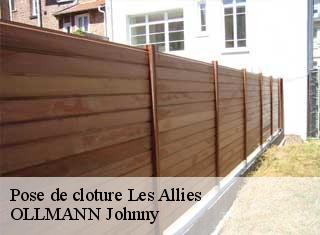 Pose de cloture  les-allies-25300 OLLMANN Johnny 