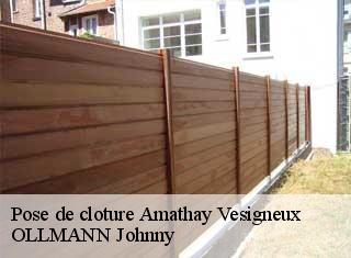 Pose de cloture  amathay-vesigneux-25330 OLLMANN Johnny 