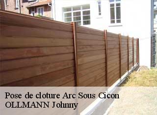 Pose de cloture  arc-sous-cicon-25520 OLLMANN Johnny 