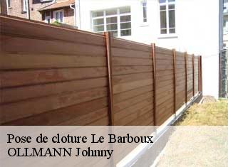 Pose de cloture  le-barboux-25210 OLLMANN Johnny 