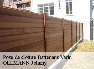 Pose de cloture  battenans-varin-25380 OLLMANN Johnny 