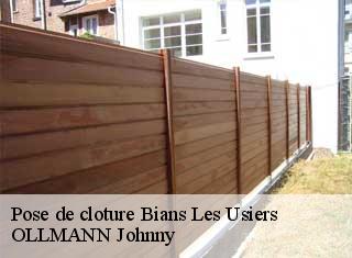 Pose de cloture bians-les-usiers-25520 OLLMANN Johnny