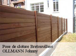 Pose de cloture  bretonvillers-25380 OLLMANN Johnny 