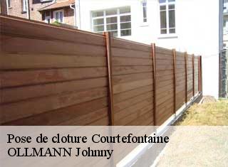 Pose de cloture  courtefontaine-25470 OLLMANN Johnny 