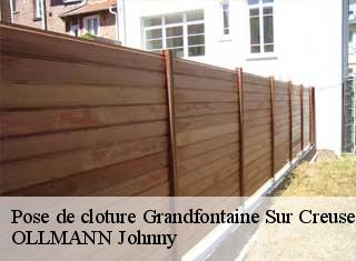 Pose de cloture grandfontaine-sur-creuse-25510 OLLMANN Johnny