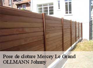 Pose de cloture  mercey-le-grand-25410 OLLMANN Johnny 