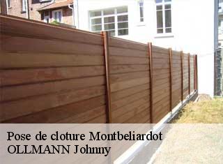 Pose de cloture montbeliardot-25210 OLLMANN Johnny